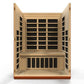 Dynamic Bellagio Low EMF Indoor Infrared Sauna in Canadian Hemlock (3-Person Capacity)