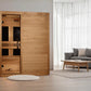 Dynamic Toscana 3-person Low EMF (Between 5-10MG) FAR Indoor Infrared Sauna (Canadian Hemlock)