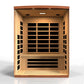 Dynamic Lugano Elite Ultra Low EMF Indoor Infrared Sauna in Canadian Hemlock (3-Person Capacity)