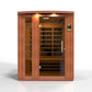 Dynamic Lugano Elite Ultra Low EMF Indoor Infrared Sauna in Canadian Hemlock (3-Person Capacity)