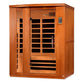 Dynamic Lugano Elite Ultra Low EMF Indoor Infrared Sauna in Canadian Hemlock (3-Person Capacity)