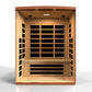 Dynamic Lugano Low EMF Indoor Infrared Sauna in Canadian Hemlock (3-Person Capacity)