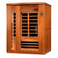 Dynamic Lugano Low EMF Indoor Infrared Sauna in Canadian Hemlock (3-Person Capacity)