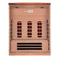 Dynamic Lugano Full Spectrum Near Zero EMF Indoor Infrared Sauna in Canadian Hemlock (3-Person Capacity)