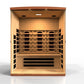 Dynamic Lugano Full Spectrum Near Zero EMF Indoor Infrared Sauna in Canadian Hemlock (3-Person Capacity)