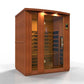 Dynamic Lugano Full Spectrum Near Zero EMF Indoor Infrared Sauna in Canadian Hemlock (3-Person Capacity)
