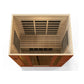 Dynamic Bergamo Low EMF Indoor Infrared Sauna in Canadian Hemlock (4-Person Capacity)