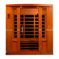 Dynamic Bergamo Elite Ultra Low EMF Indoor Infrared Sauna in Canadian Hemlock (4-Person Capacity)