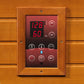 Dynamic Bergamo Low EMF Indoor Infrared Sauna in Canadian Hemlock (4-Person Capacity)
