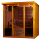 Dynamic Monaco Elite Ultra Low EMF Indoor Infrared Sauna in Canadian Hemlock (6-Person Capacity)