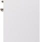ILVE Nostalgie II 30" Dual Fuel Natural Gas Range in White with Bronze Trim, UP30NMPWHB
