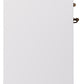ILVE Nostalgie II 30" Dual Fuel Natural Gas Range in White with Bronze Trim, UP30NMPWHB