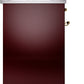 ILVE Nostalgie II 30" Dual Fuel Natural Gas Range in Burgundy with Brass Trim, UP30NMPBUG
