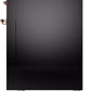 ILVE Nostalgie II 60" Dual Fuel Natural Gas Range in Glossy Black with Copper Trim, UP60FSNMPBKP