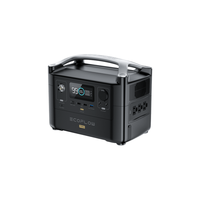 EcoFlow Package - RIVER Pro Portable Power Station (720Wh) and 1 x Extra Battery