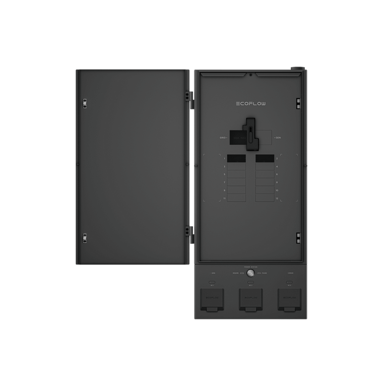 EcoFlow Package - DELTA Pro Ultra Single Inverter, 1 x Battery Pack (6kWh) and Smart Home Panel 2, EFDPU-BP-SHP2-US