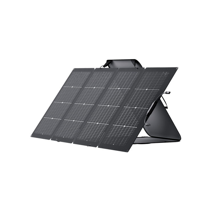 EcoFlow Package - DELTA 2 Portable Power Station (1024Wh) and 1 x Bifacial Portable Solar Panel (220W)