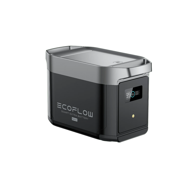 EcoFlow Package - DELTA 2 Max Portable Power Station (2048Wh) and 1 x Extra Battery