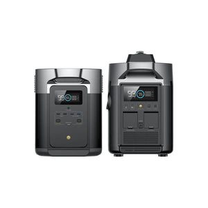 EcoFlow Package - DELTA Max 2000 Portable Power Station (2016Wh) and Smart Generator (Dual Fuel)