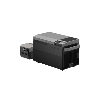 EcoFlow Package - GLACIER Portable Refrigerator and RIVER 2 Pro Portable Power Station (768Wh)