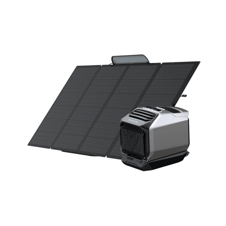 EcoFlow Package - WAVE 2 Portable Air Conditioner, DELTA Max 2000 Portable Power Station (2016Wh) and Extra Battery Cable