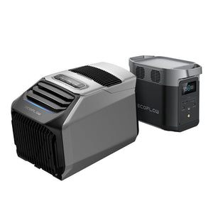 EcoFlow Package - WAVE 2 Portable Air Conditioner, DELTA 2 Portable Power Station (1024Wh) and Extra Battery Cable
