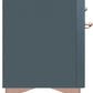 ILVE Majestic II 48" Dual Fuel Propane Gas Range in Blue Grey with Copper Trim, UM12FDNS3BGPLP