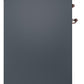 ILVE Nostalgie II 30" Induction Range with Element Stove and Electric Oven in Blue Grey with Copper Trim, UPI304NMPBGP