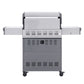 Monument Grills Eminence 405 Series | 4 Burner Tech Propane Gas Grill in Stainless Steel