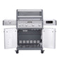 Monument Grills Eminence 405 Series | 4 Burner Tech Propane Gas Grill in Stainless Steel