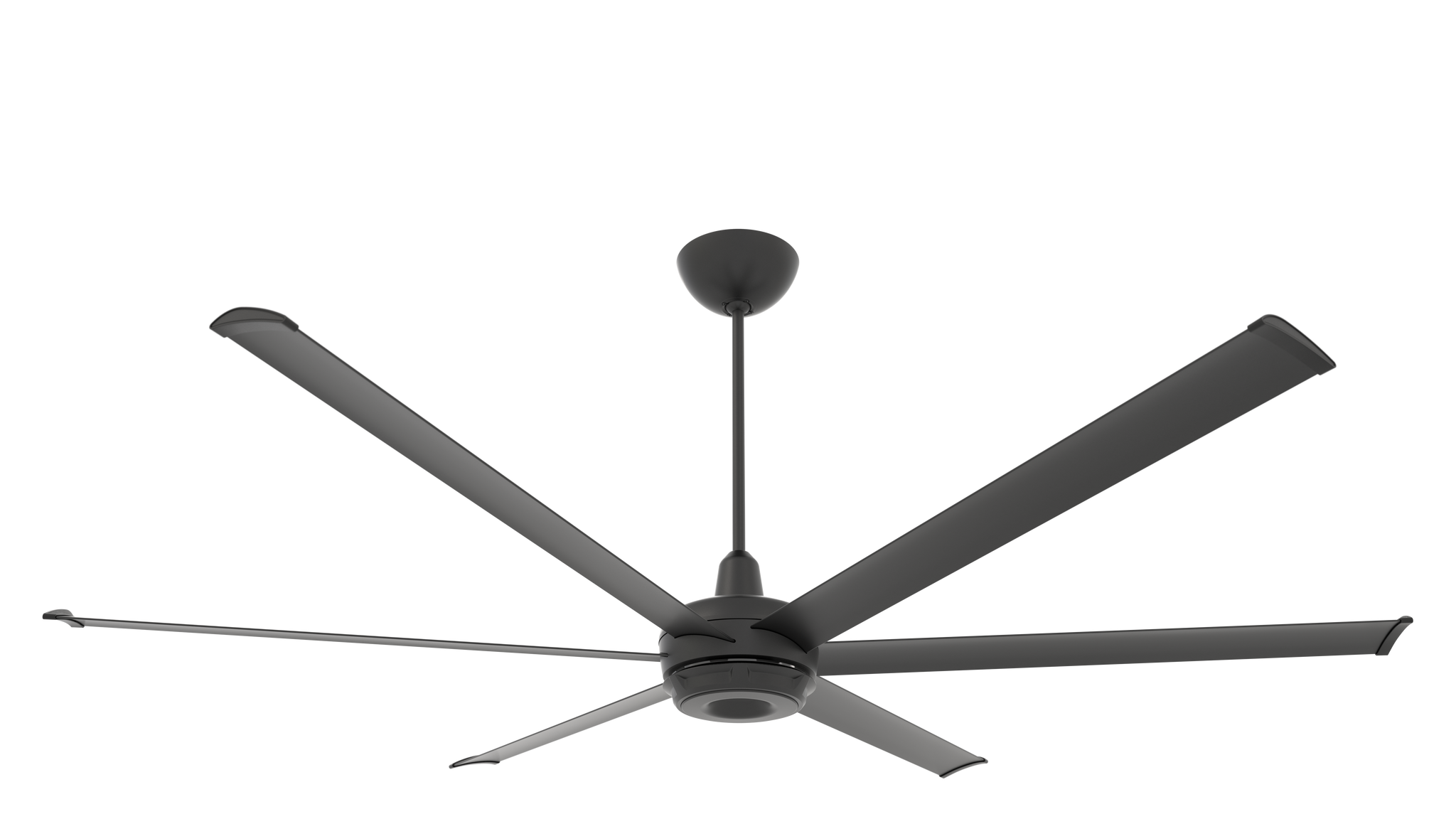 Big Ass Fans es6 84" Ceiling Fan in Black, 20" Downrod, Indoor or Covered Outdoor