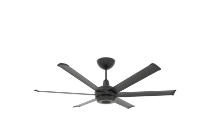 Big Ass Fans es6 60" Ceiling Fan in Black, 7" Downrod, Indoor or Covered Outdoor