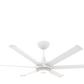 Big Ass Fans es6 60" Ceiling Fan in White, 7" Downrod, Downlight and Uplight, Indoor Only