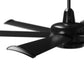 Big Ass Fans es6 60" Ceiling Fan in Black, 7" Downrod, Indoor or Covered Outdoor
