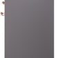 ILVE Nostalgie II 30" Dual Fuel Natural Gas Range in Matte Graphite with Copper Trim, UP30NMPMGP