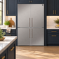 FORNO Custodia 46.8" 20.6 cu. ft. Refrigerator with Bottom Freezer and Ice Maker in Stainless Steel, FFFFD1766-48S