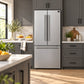FORNO Gallipoli 30" 17.5 cu. ft. French Door Refrigerator in Stainless Steel with Ice Maker, FFFFD1974-31SB