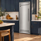 FORNO Maderno 28" 13.6 cu. ft. Left Swing Convertible Refrigerator/ Freezer with Modern Trim Kit, FFFFD1722-32LS