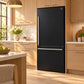 FORNO Espresso Milano 31" 17.2 cu. ft. Right Swing Refrigerator and Bottom Freezer in Black with Stainless Steel Handles, FFFFD1785-31BLK