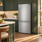 FORNO Espresso Milano 31" 17.2 cu. ft. Right Swing Refrigerator and Bottom Freezer in Stainless Steel, FFFFD1785-31S