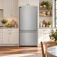 FORNO Espresso Milano 31" 17.2 cu. ft. Left Swing Refrigerator and Bottom Freezer with Ice Maker in Stainless Steel and Stainless Steel Handles, FFFFD1786-31S