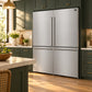 FORNO Espresso Milano 62" 34.4 cu. ft. Side-By-Side Refrigerator with Ice Maker in Stainless Steel, FFFFD1787-60S