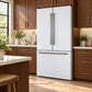 FORNO Rivello 36" French Door Standard Depth Refrigerator with Water and Ice Dispenser in White with Stainless Steel Accents, FFFFD1783-36WHT