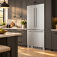 FORNO Rivestito 36" 15.5 cu. ft. Built-In French Door Refrigerator with Automatic Ice Maker and Stainless Steel Panels, FFRBI1811-36