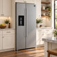 FORNO Salerno 36" 20 cu. ft. Side-by-Side Refrigerator with Water and Ice Dispenser, FFRBI1844-36SB