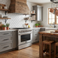 FORNO Paolo 36" 5.44 cu. ft. Freestanding Electric Range with True Convection Oven in Stainless Steel, FFSEL6011-36