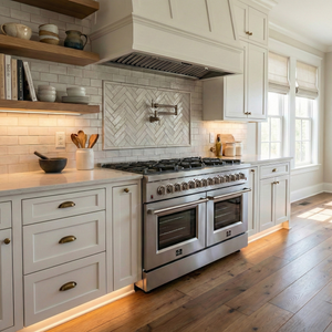 FORNO Galiano 60" 8.64 cu. ft. Dual Fuel Range with 10 Italian Burners in Stainless Steel, FFSGS6156-60