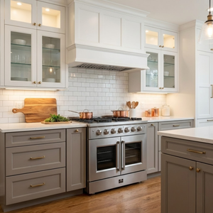 FORNO Galiano 36" 5.36 cu. ft. Freestanding Gas Range with French Door and 6 Burners, FFSGS6444-36