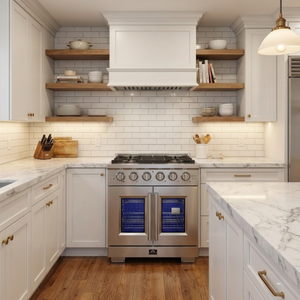 FORNO Appliance Package - 30" French Door Gas Range, 36" Refrigerator with Ice Maker, Dishwasher, 24" Microwave Drawer in Stainless Steel, AP-FFSGS6460-30-B