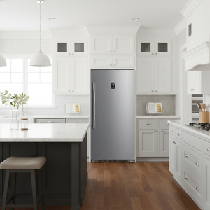 FORNO Rizzuto 28" 13.8 cu. ft. Right Hand Swing Convertible Refrigerator/Freezer in Stainless Steel, FFFFD1933-28RS